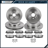 Front And Rear Brake Rotors & Pads For LEXUS RX330 RX400H RX350 KOEEP