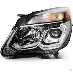 Headlight Assembly LH+RH For 2016-2017 Chevy Equinox LT LS LTZ Chrome Housing 6B93BC-57