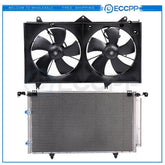Electric AC Condenser Cooling Fan Kit For 2002 2003 2004 2005 2006 Toyota Camry 6B93BC-57