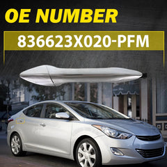 Rear Right Passenger Exterior Door Handle Chrome For 2011-2016 Hyundai Elantra A 6B93BC-57