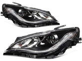 For Chrysler Pacifica 2017-2020 Black w/Projector Headlights Assembly Pair 6B93BC-57