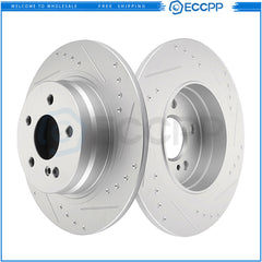 Rear Disc Brake Rotors for 2008 2009 2010 - 2012 Mercedes-Benz C230 C250 C300 6B93BC-57