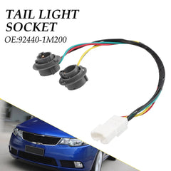 FIT 2009-2013 Kia Forte Taillight Tail Light Lamp Rear Socket & Wire EOA 6B93BC-57