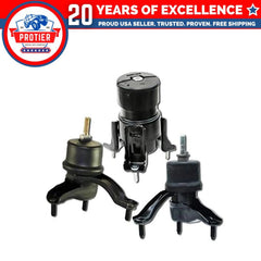 Fits 2001-2003 Toyota Highlander 3.0L 2WD Motor & Trans Mount Set 3PCS : A4270, 6B93BC-57