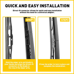 Rear Window Windshield Wiper Arm w/ Blade Set fits 2007-2015 Audi Q7 4L0955425 6B93BC-57