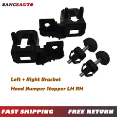 For 2013-2020 Ford Fusion MKZ Hood Bumper Stopper Bracket Left Right Set 4PCS 6B93BC-57