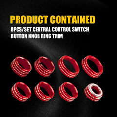Center Console Control Switch Trim Knob for Chevy Silverado GMC Sierra 2014-2018 6B93BC-57