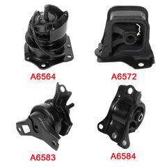 ECCPP 4Pcs Motor & Trans Mount For 1998 1999 2000 2001 2002 Honda Accord 2.3L 6B93BC-57