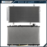 Aluminum Radiator & AC Condenser Cooling Kit For 2005-2011 2012 Toyota Avalon 6B93BC-57