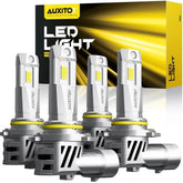 4x 9005+9006 LED Headlight Combo High Low Beam Bulbs Kit White Bright Lamp EOA 6B93BC-57