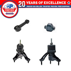 Fits 2008-2013 Toyota Highlander 3.5L Gas Engine Motor & Trans Mount Set 4pcs : 6B93BC-57