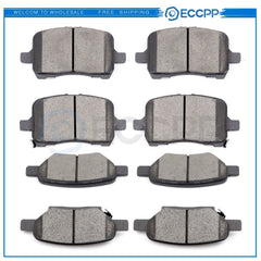 Front and Rear Brake Ceramic Pads For Chevrolet Cobalt SS 2007 Anti Noise 8pcs
