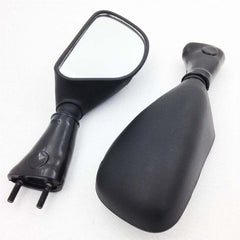 Black Racing Mirrors For Kawasaki Ninja ZX6R 98-02 / ZX9R 98-03 / 650R 06-08 US