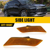 For 2013 2014 Cadillac ATS & 2017-2024 XT5 Amber Front Bumper Side Marker Lights 6B93BC-57