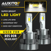 AUXITO LED Headlight Bulb D2S D2R High Low Beam HID Conversion Kit 40000LM EOA AUXITO