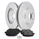 Front Drilled Brake Rotors Pads for Pontiac Vibe Toyota for Corolla Matrix 6B93BC-57