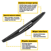 Rear Wiper Arm & Blade For FORD Flex 2009-2019 Lincoln MKT 2010-2019 BA8Z17526A 6B93BC-57