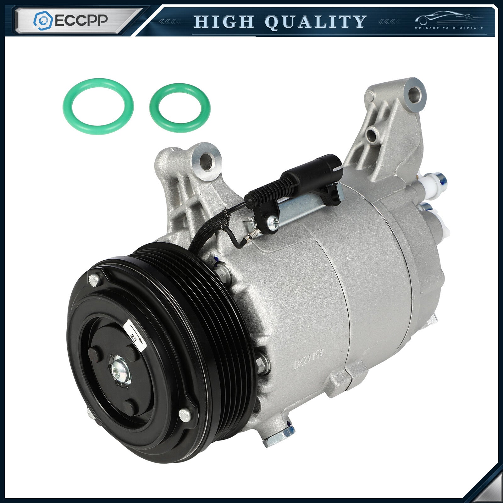 ECCPP A/C AC Compressor And Clutch For Mini Cooper 2002 2003 2004 2005-2006 1.6L 6B93BC-57