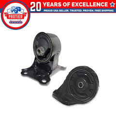Fits 1999-2001 Hyundai Sonata 2.4L MANUAL Rear Motor & Trans Mount Set 2pcs : 6B93BC-57