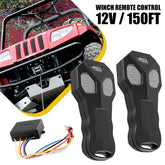 AUXITO 2X Wireless Electric Winch Remote Control Switch Kit 12V 150ft Handset EA AUXITO