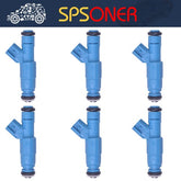 6pcs 0280155972 Fuel Injector For Jeep Liberty Dodge 3.7L 2002-2003 6B93BC-57