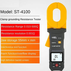 ST4100 Digital LCD Clamp Ground Resistance Meter Ground Earth Resistance 6B93BC-57