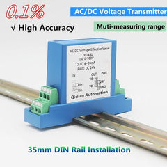 AC Current Transmitter Voltage Isolation Sensor Perforated Mutual Inductance