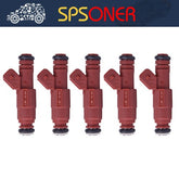 5pcs 30LB Fuel Injector 0280150945 For VW Audi Ford 315cc 1.8T Turbo 2.3L 6B93BC-57