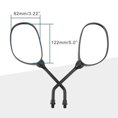 10mm Rear View Side Mirrors Fit Suzuki King Quad 400 450 500 750 LTA400 LTZ400Z