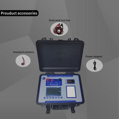 200W Portable DC Resistance Tester Transformer DC Winding Resistance Ohmmeter 6B93BC-57