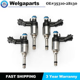 4PCS For 2012-2016 Kia Soul 1.6L Fuel Injectors 35310-2B110 35310-2B130 6B93BC-57