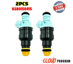 2 Pcs Fuel Injectors 0280150415 For BMW 323i 323is 325i 325is 525iT 2.5L M3 3.0L 6B93BC-57