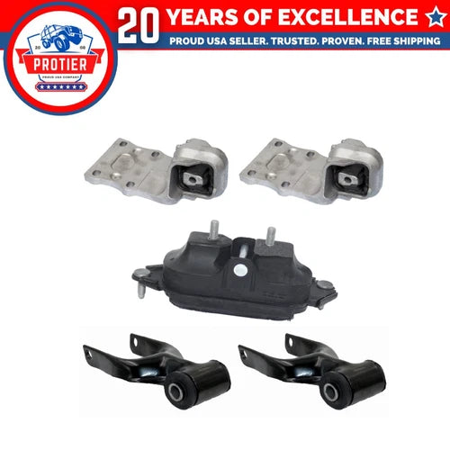 Fits 2005-2009 Chevrolet Uplander 3.5L 3.9L Motor & Trans Mount Set 6pcs 6B93BC-57