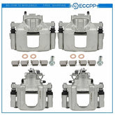 Front Rear Brake Calipers 4Pcs For 2008 2009-2012 Chrysler Town & Country KOEEP