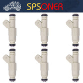 6PCS High quality fuel injector 0280155737 For Buick Pontiac Oldsmobile 3.8L V6 6B93BC-57