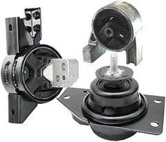 Fits 2006-2011 Hyundai Accent 1.6L Front Upper/Rear Motor & Trans Mount 3pc : 6B93BC-57