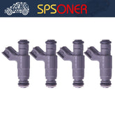 4X Model Fuel Injector nozzle 0280156046 For 02-04 Ford Focus 2.0L I4 Vin 6B93BC-57