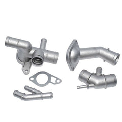 Aluminium Engine Cooling Coolant Flange Hose Kit For VW Golf Jetta Audi A3 TT 6B93BC-57