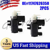 2PCS Turbo Boost Solenoid Valve 11747626350 For BMW Z4 X6 X5 Alpina B7 750i 6B93BC-57
