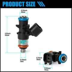 6pcs For 2011-2017 Dodge Grand Caravan 3.6L V6 Fuel Injectors 0280158233 6B93BC-57