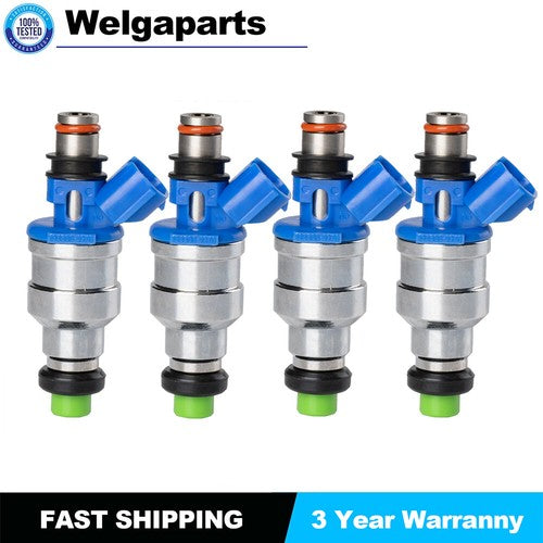 4Pcs For 1990-1993 Mazda Miata 1.6L Replace Fuel Injectors Kit 195500-1970 6B93BC-57