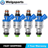 4Pcs For 1990-1993 Mazda Miata 1.6L Replace Fuel Injectors Kit 195500-1970 6B93BC-57