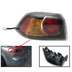 Left Driver Side Tail Light Lamp for Mitsubishi Lancer 2009 2010-2015 MI2804103 6B93BC-57