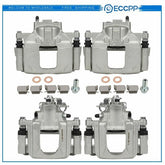 Front Rear Brake Calipers 4Pcs For 2008-2011 2012 Chrysler Town & Country KOEEP
