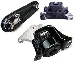 Fits 2013-2016 Nissan Juke 1.6L AWD, Engine Motor & Trans Mount Set 3pcs : 6B93BC-57