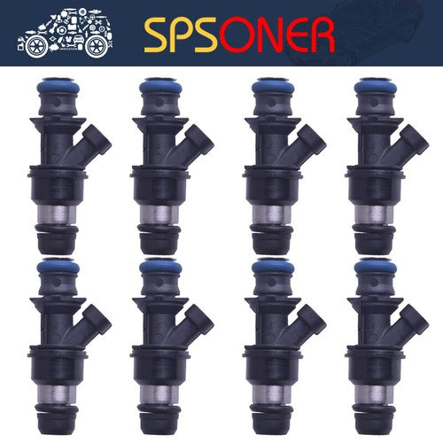 8pcs 440cc 25348180 Fuel Injector For Chevy GMC Marine 8.1L Truck 01-04 6B93BC-57
