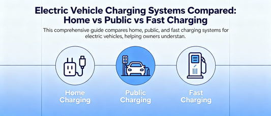 Electric Vehicle Charging Systems Compared: Home vs Public vs Fast Charging