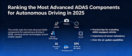 Ranking the Most Advanced ADAS Components for Autonomous Driving in 2025