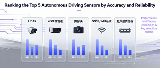 Ranking the Top 5 Autonomous Driving Sensors by Accuracy and Reliability