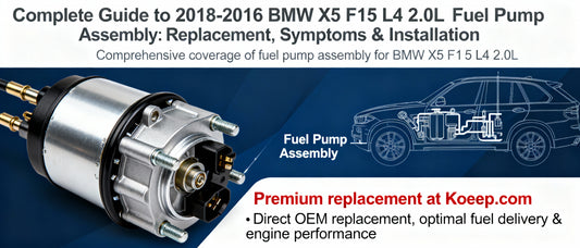 Complete Guide to 2018-2016 BMW X5 F15 L4 2.0L Fuel Pump Assembly: Replacement, Symptoms & Installation